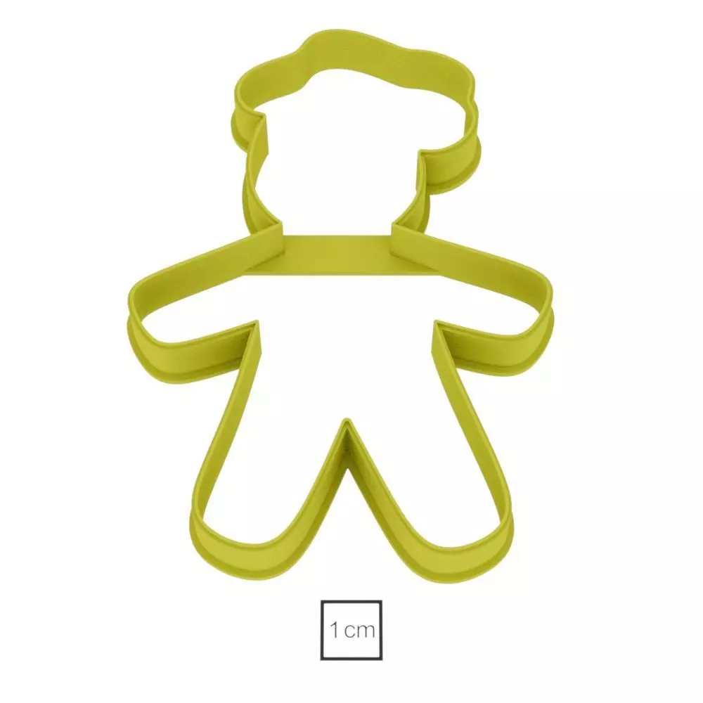 Chef cookie cutter for professional Free 3D print model