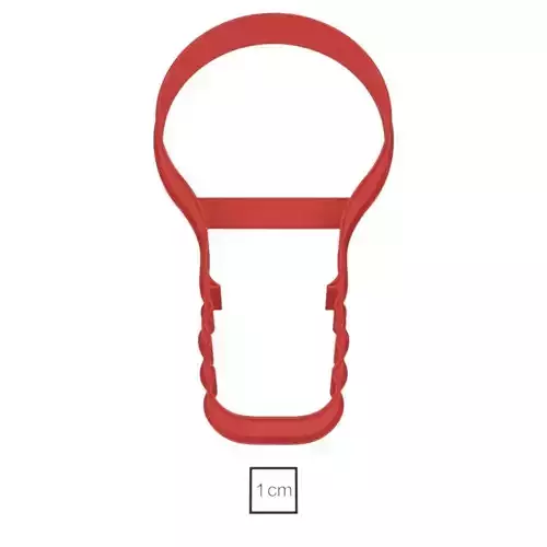 Light Bulb Addison cookie cutter for professional