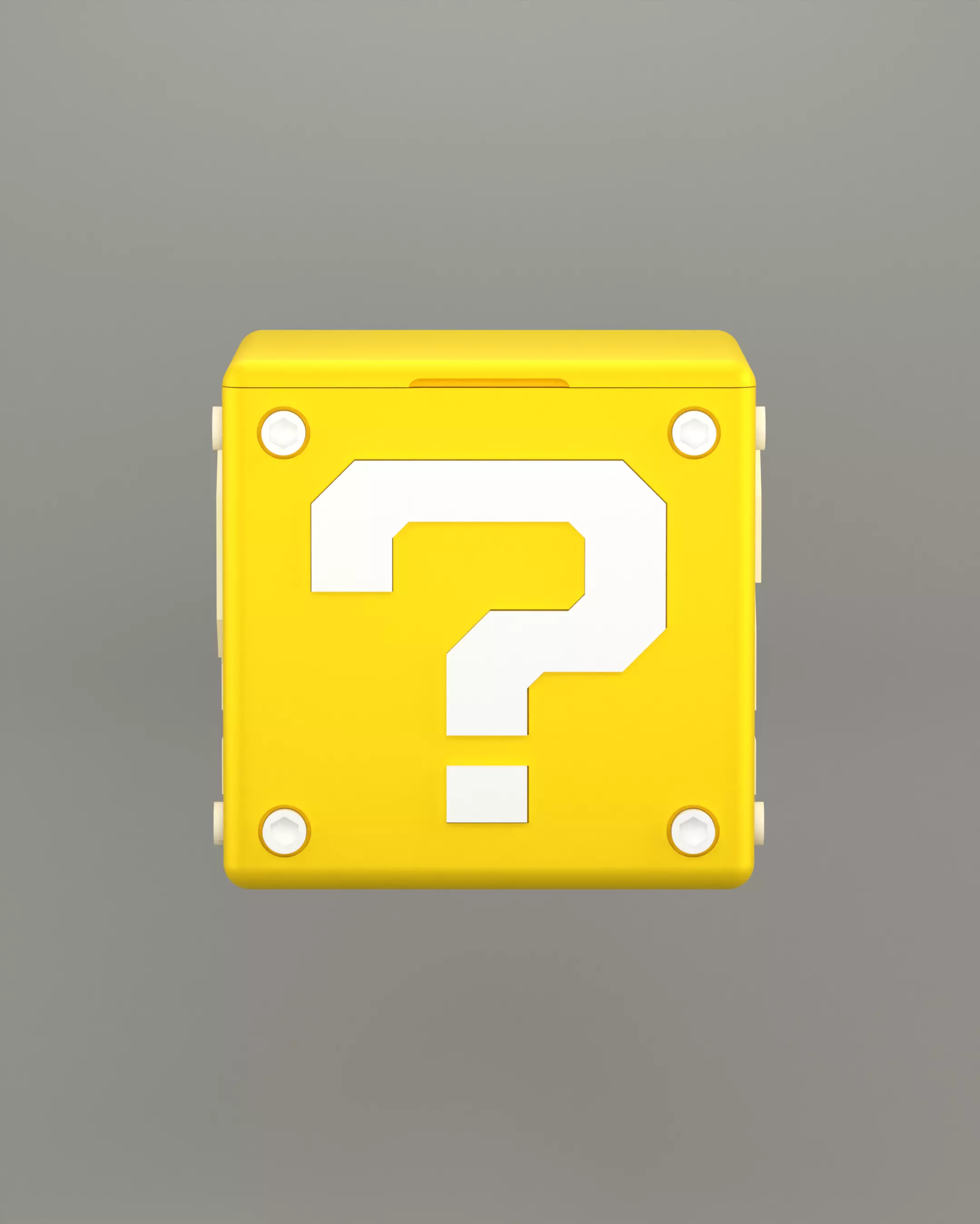 Question Block Super Mario Bros 3D print model