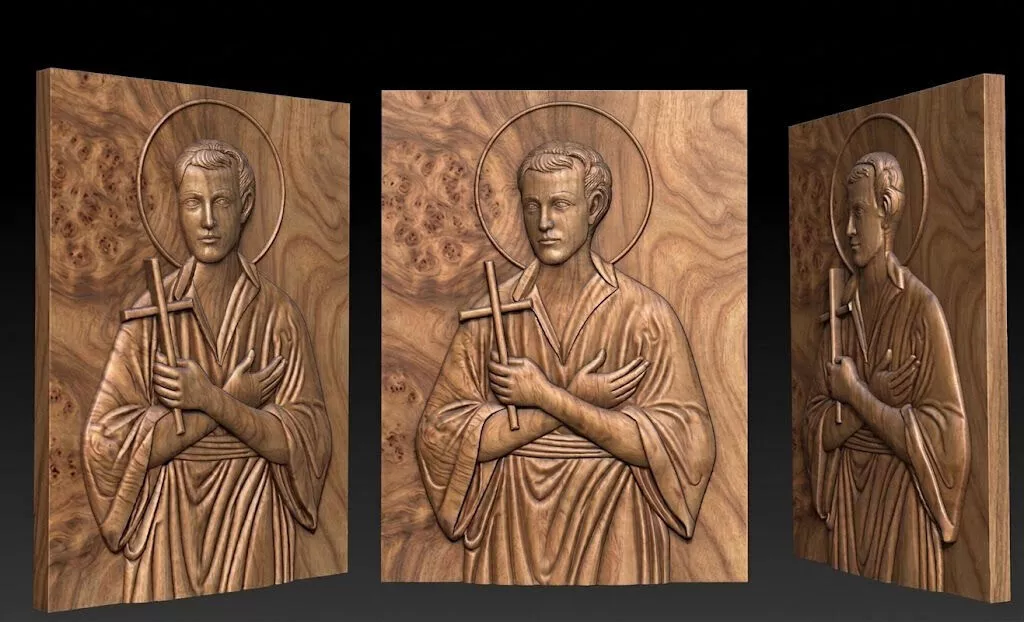 Agios Ioannis o Rossos 3D Relief Model 3D print model