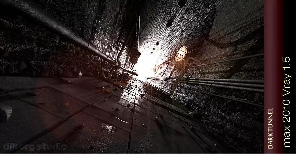 Underground Tunnel 3D model