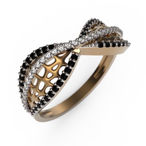 Ring MR-7 Woman Jewelery STL 3d print 3D print model