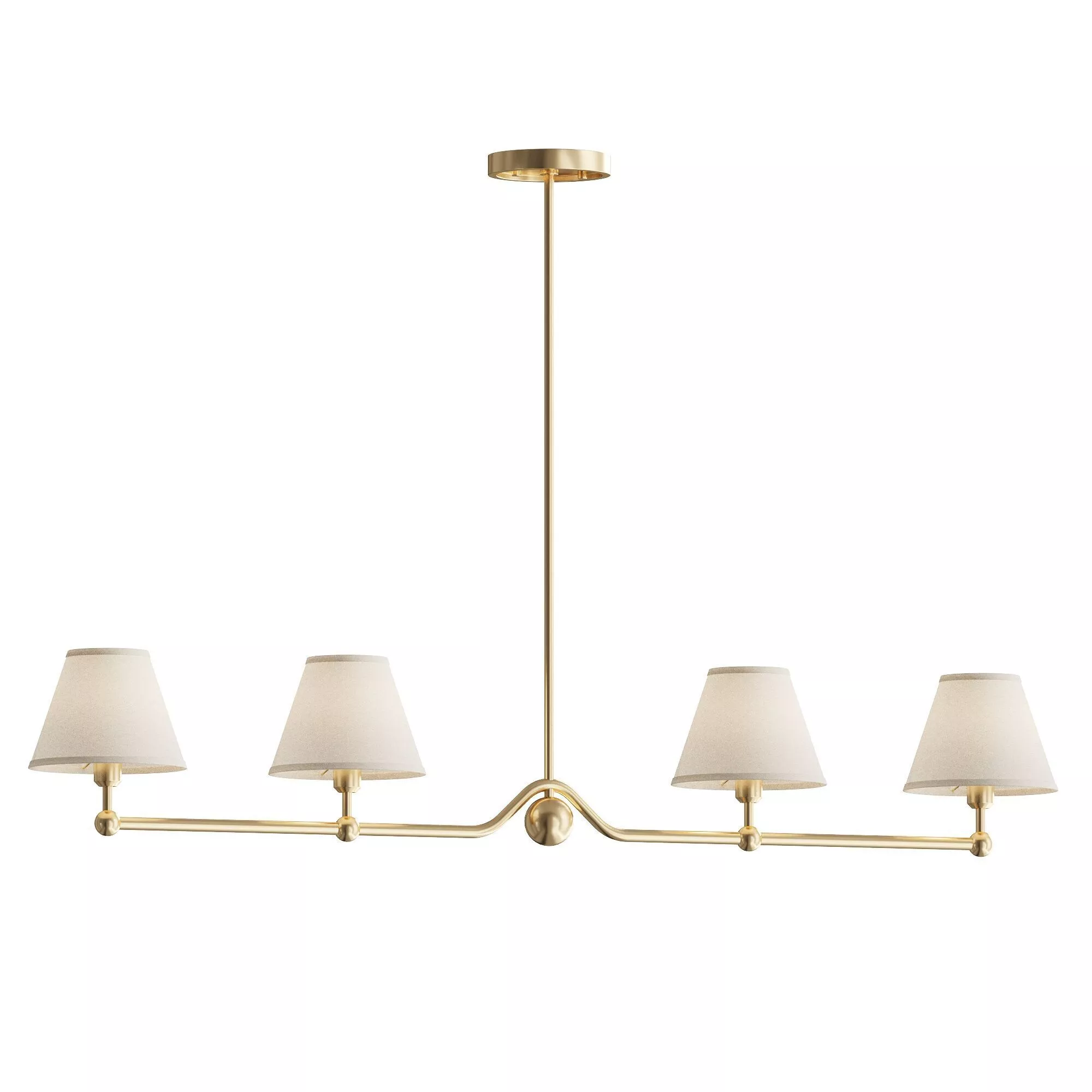 Santiago Linear Pendant Lamp 3D model