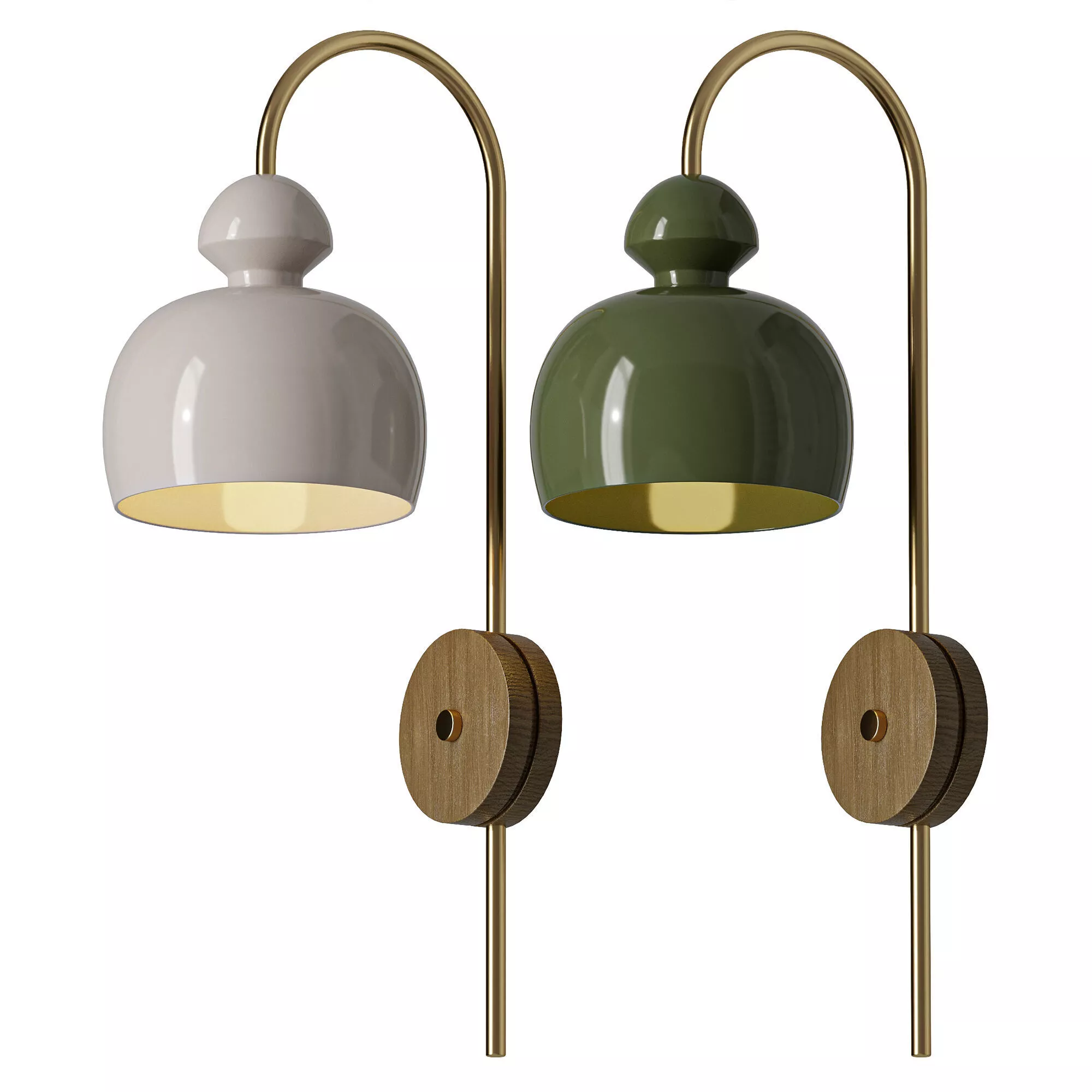 LOBO Atelier MOBO Ceramic wall lamp 3D model