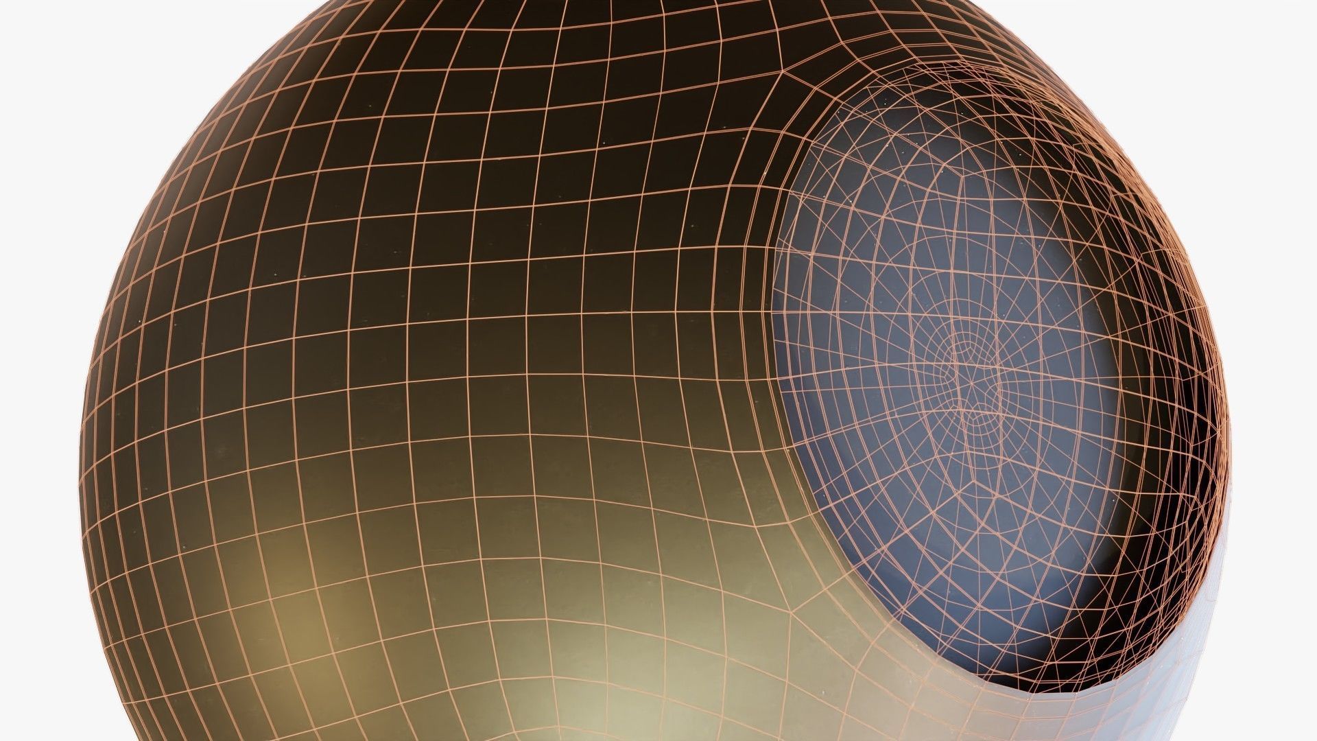 Human eye Photorealistic  Low-poly 3D model_22