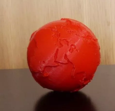 Earth model ball on table Free 3D print model