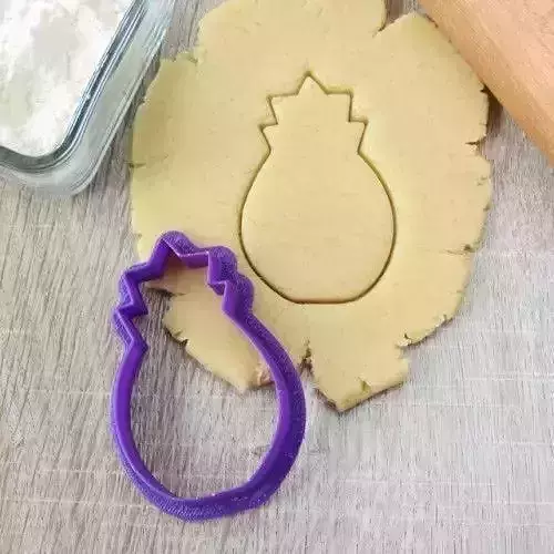 Pineapple cookie cutter for professional