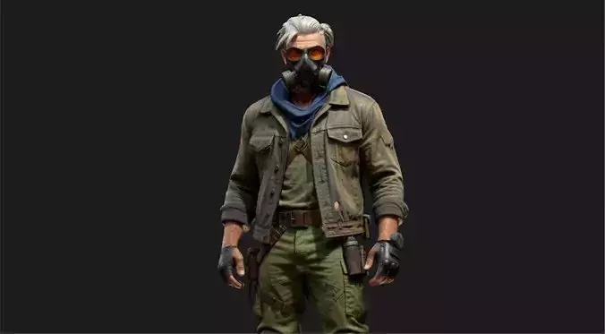 Cyberpunk Wasteland Rogue