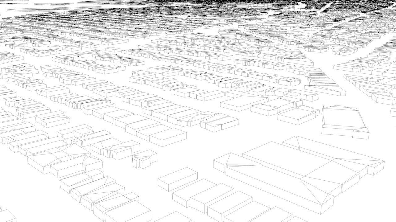 Jersey City Streets and Buildings 3D model_12