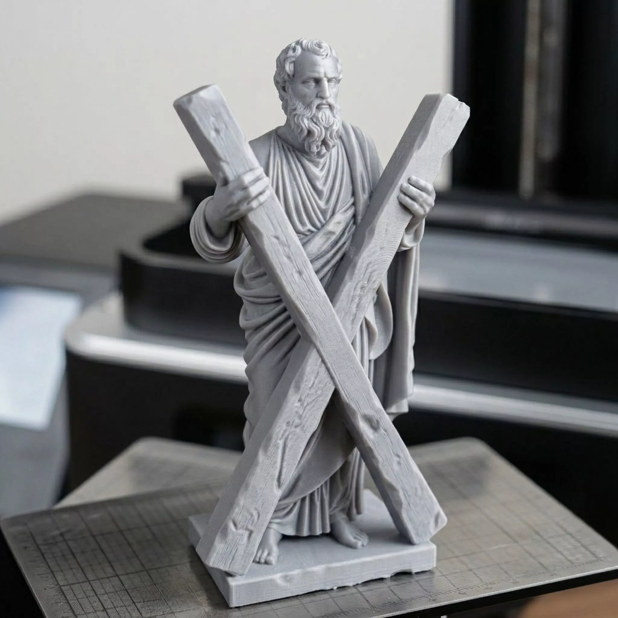 Saint Andrew Statue 3D print model