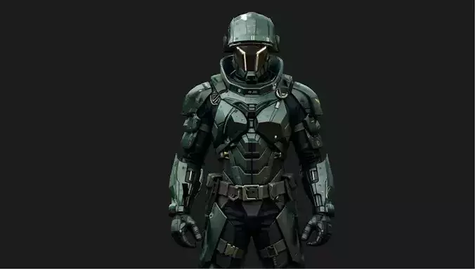 Sci-Fi Space Marine