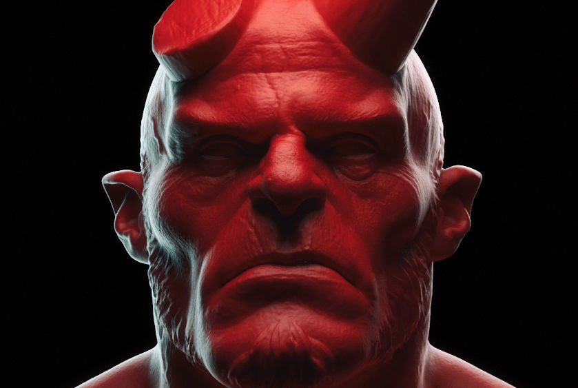 Hellboy v2 3D model_6