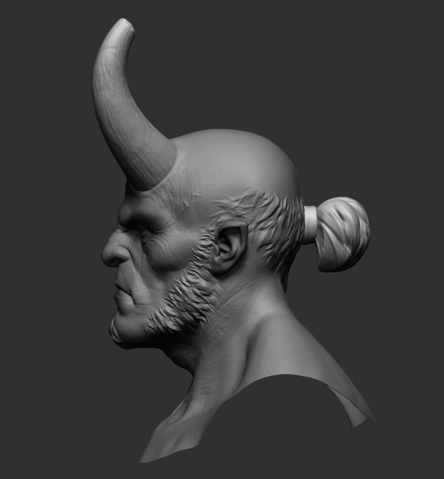 Hellboy v2 3D model_2