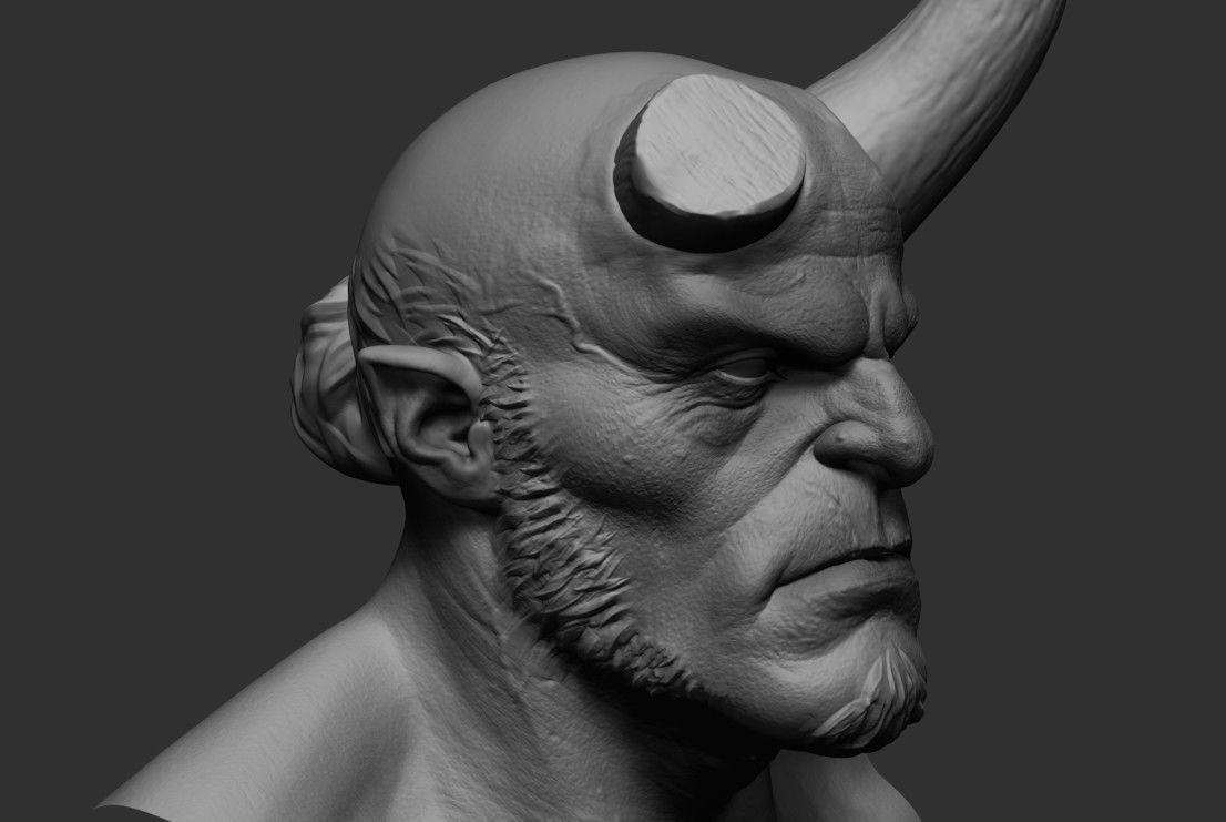 Hellboy v2 3D model_1
