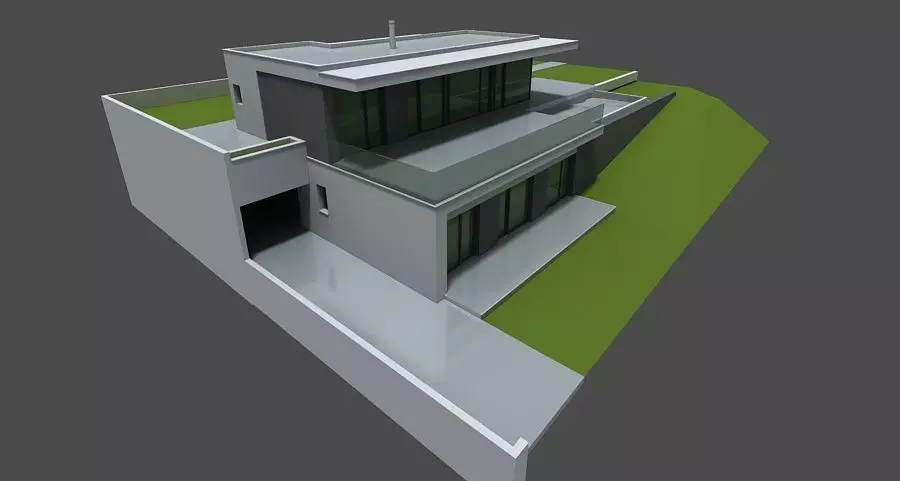 MODERN HOME 3D 3D model_0