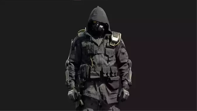 Sci-Fi Hooded Spec-Ops