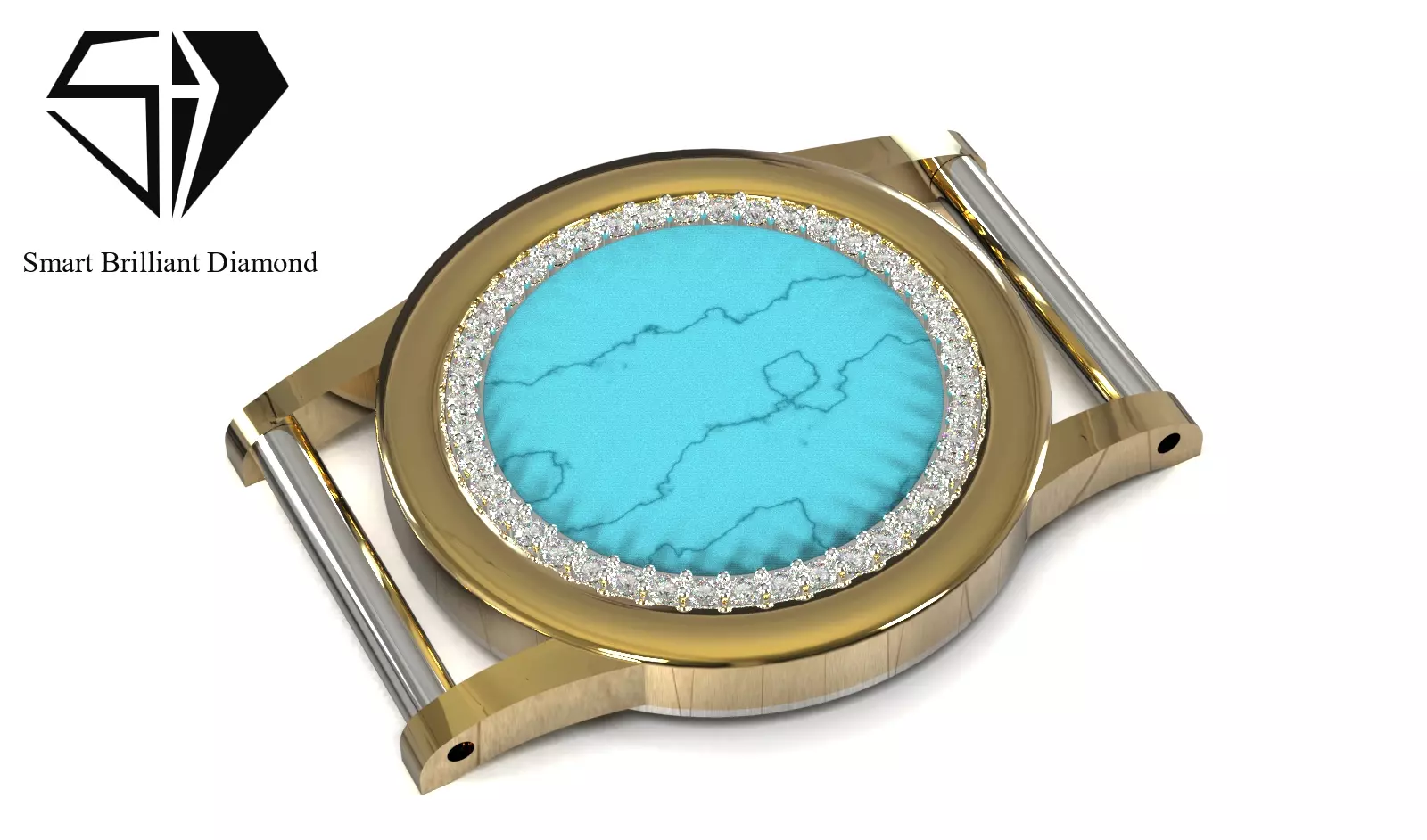 Royal Halo Bracelet Top Ready to Manufacture CAD File bg0077 3D print model