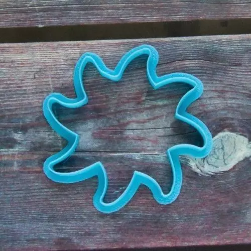 Sun 2 cookie cutter for professional Free 3D print model