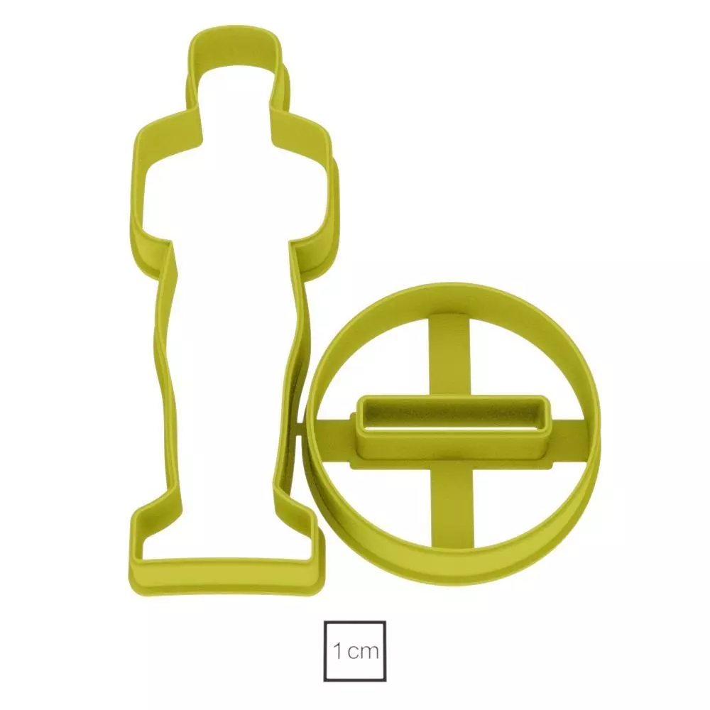 Oscar cookie cutter for professional Free 3D print model