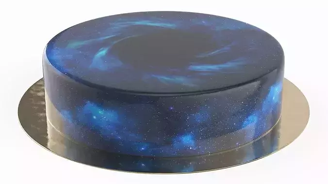 Space-Inspired Dessert 3D model 7