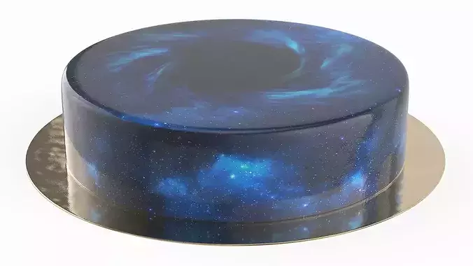Space-Inspired Dessert 3D model
