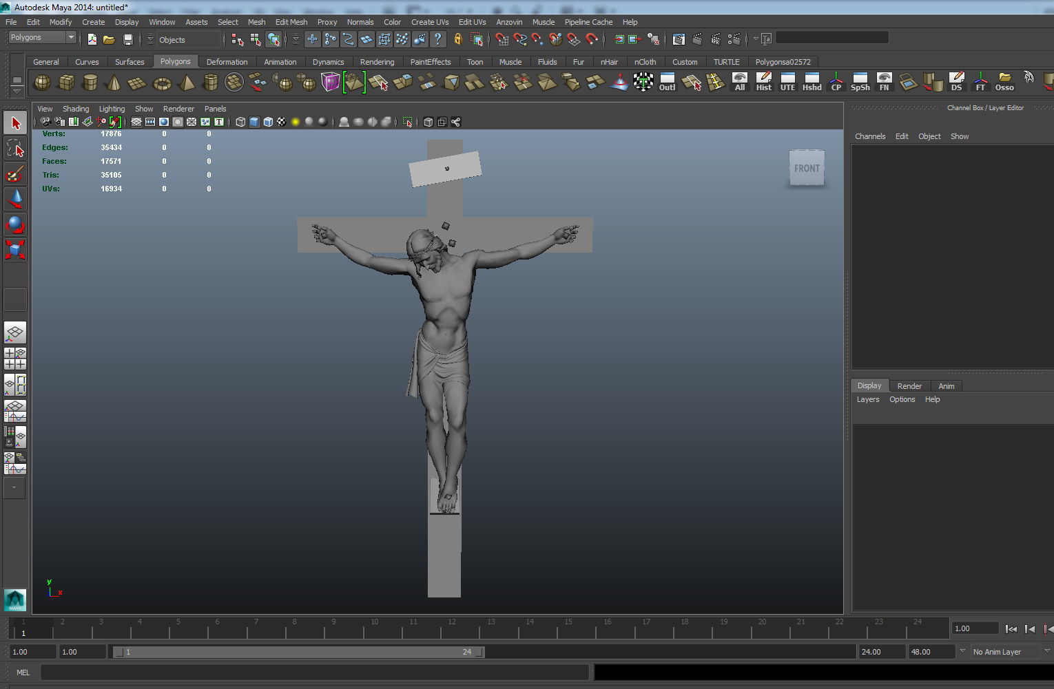 jesus christ 3D model_4