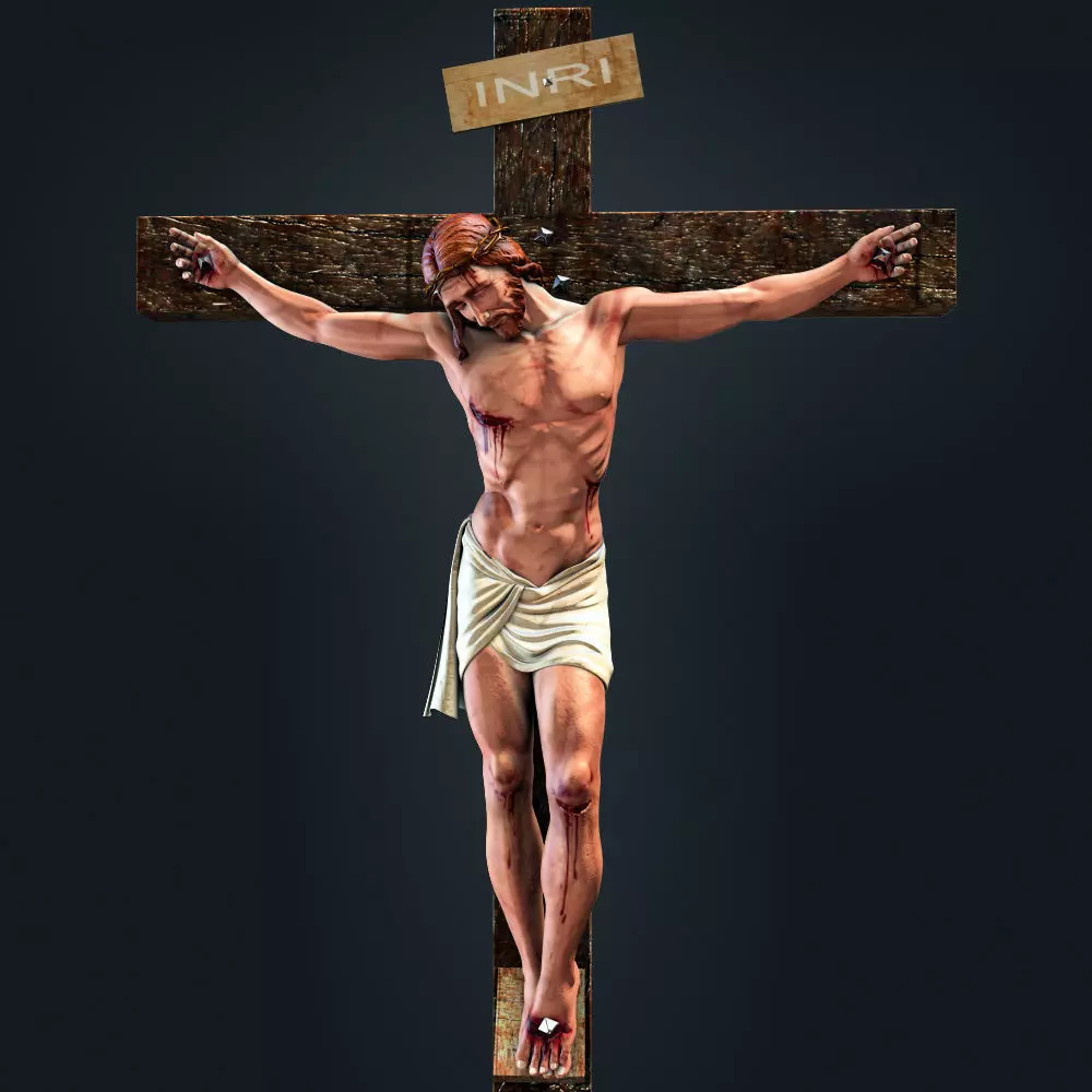 jesus christ 3D model_0