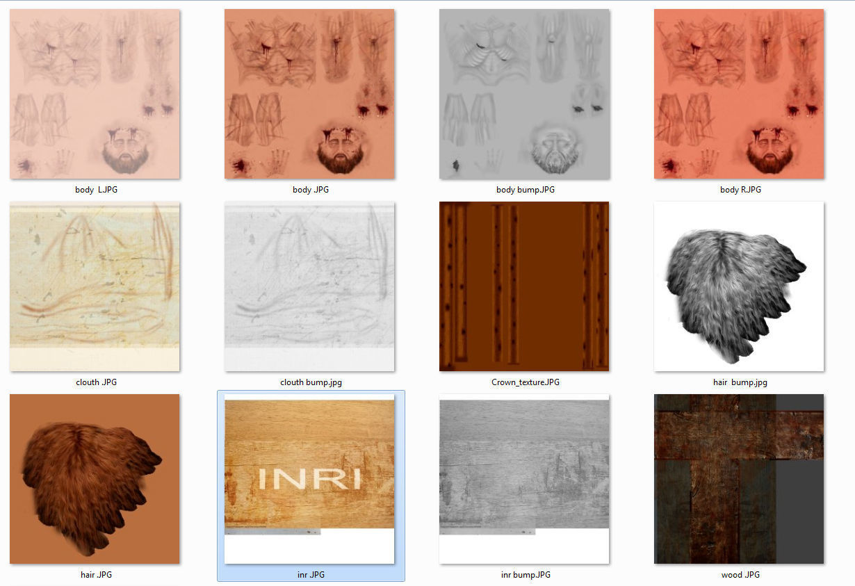 jesus christ 3D model_9