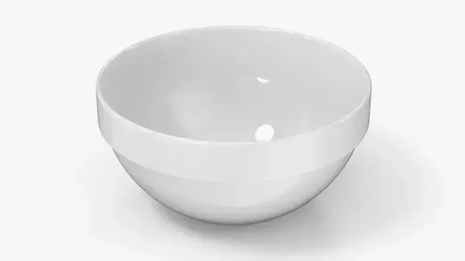 Porcelain Sauce Dipping Cup 3D model