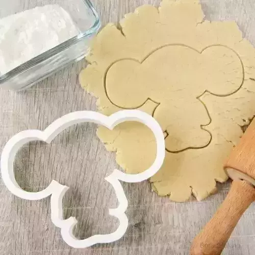 Cheburashka cookie cutter for professional Free 3D print model