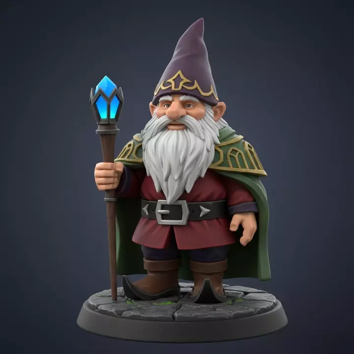 4294 Fairy Tale Gnome Full Body Figurine STL DND ARTE 3D print model