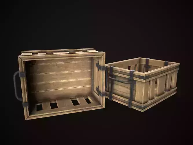 Game Ready Wooden Crate