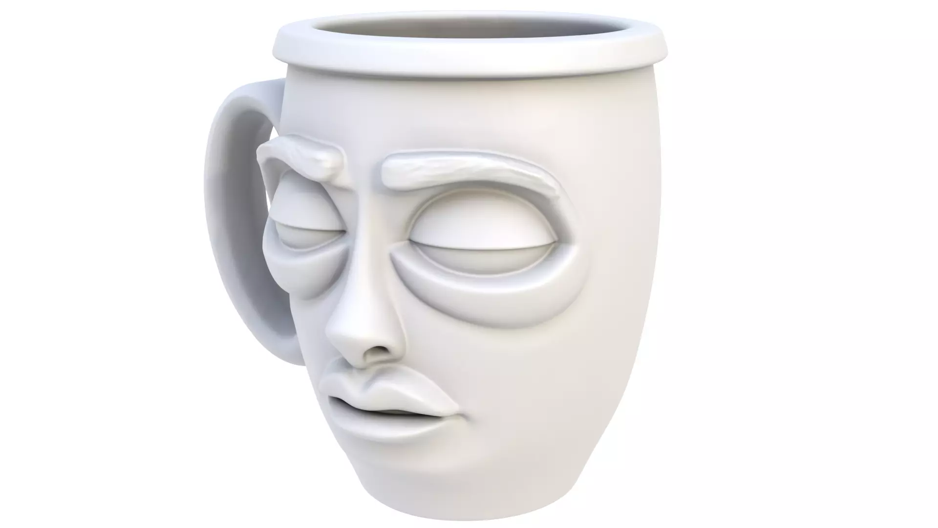 Abstract mug 129 3D model