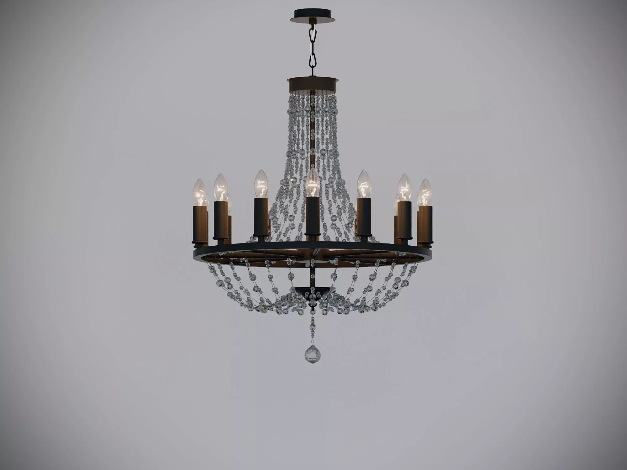 Lightstar Castello chandelier 3D print model