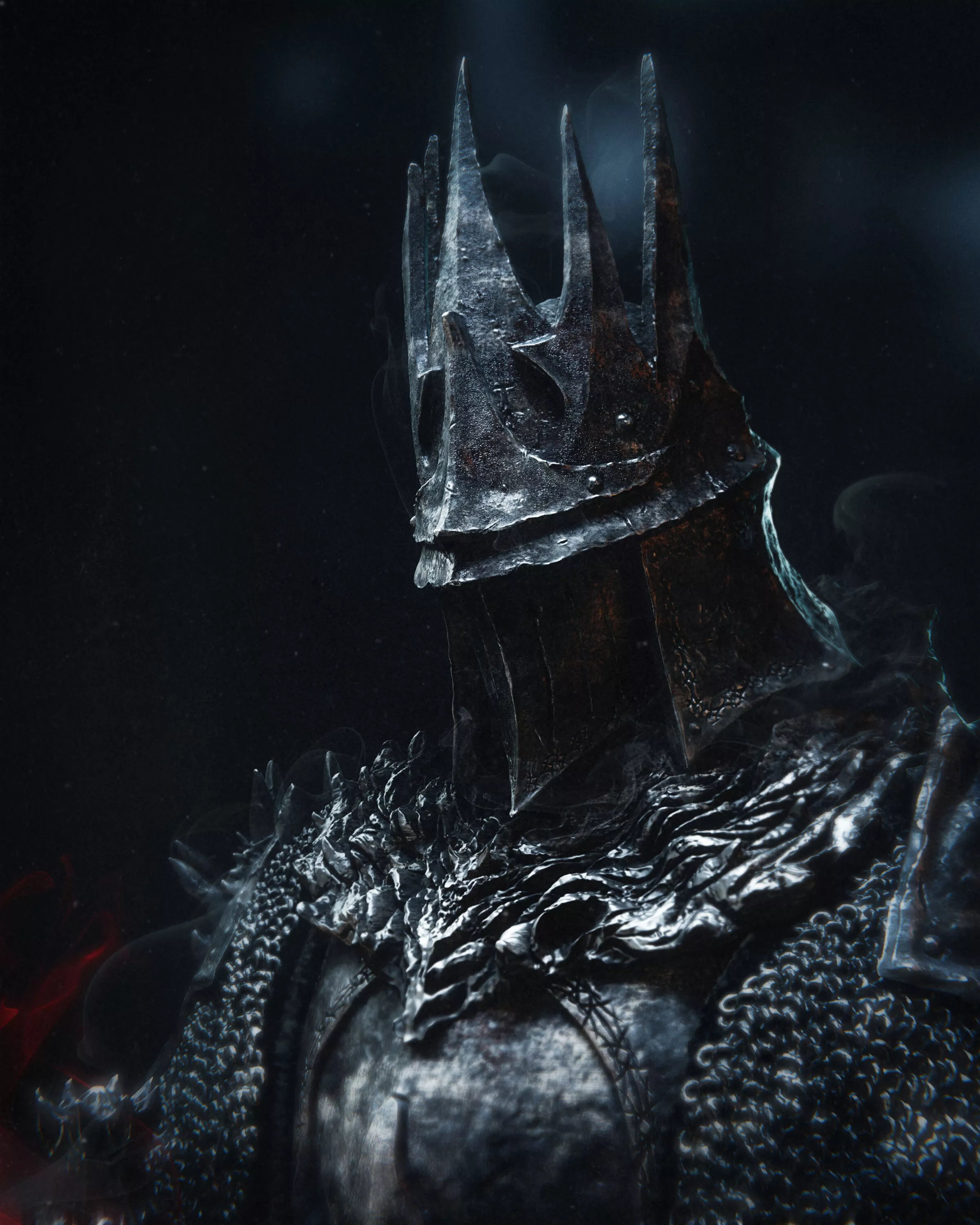 The Death Knight of the Rings 3D print model