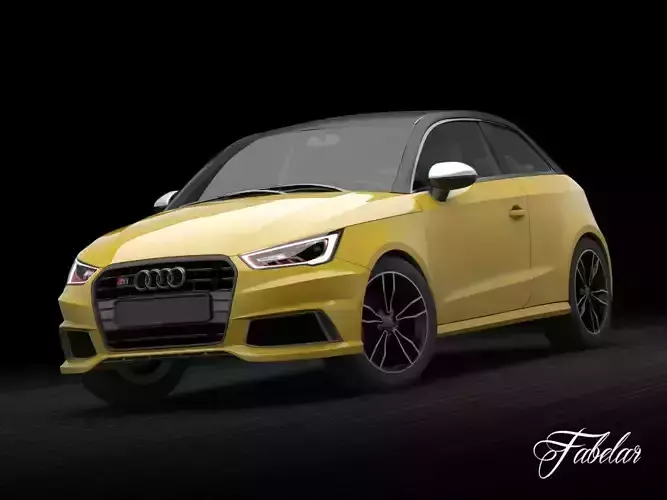 Audi S1 Sportback Std Mat 3D model
