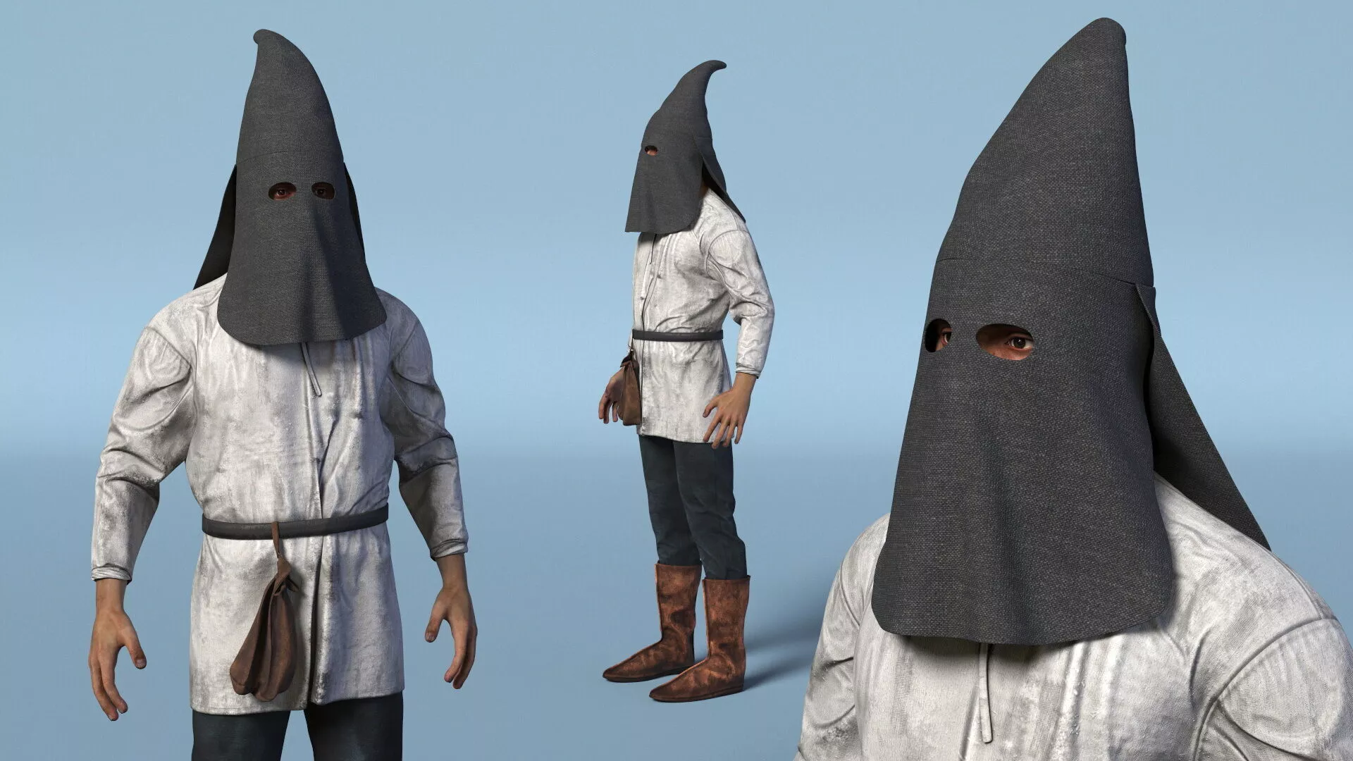 Inquisition Executioner Rigged 3D model