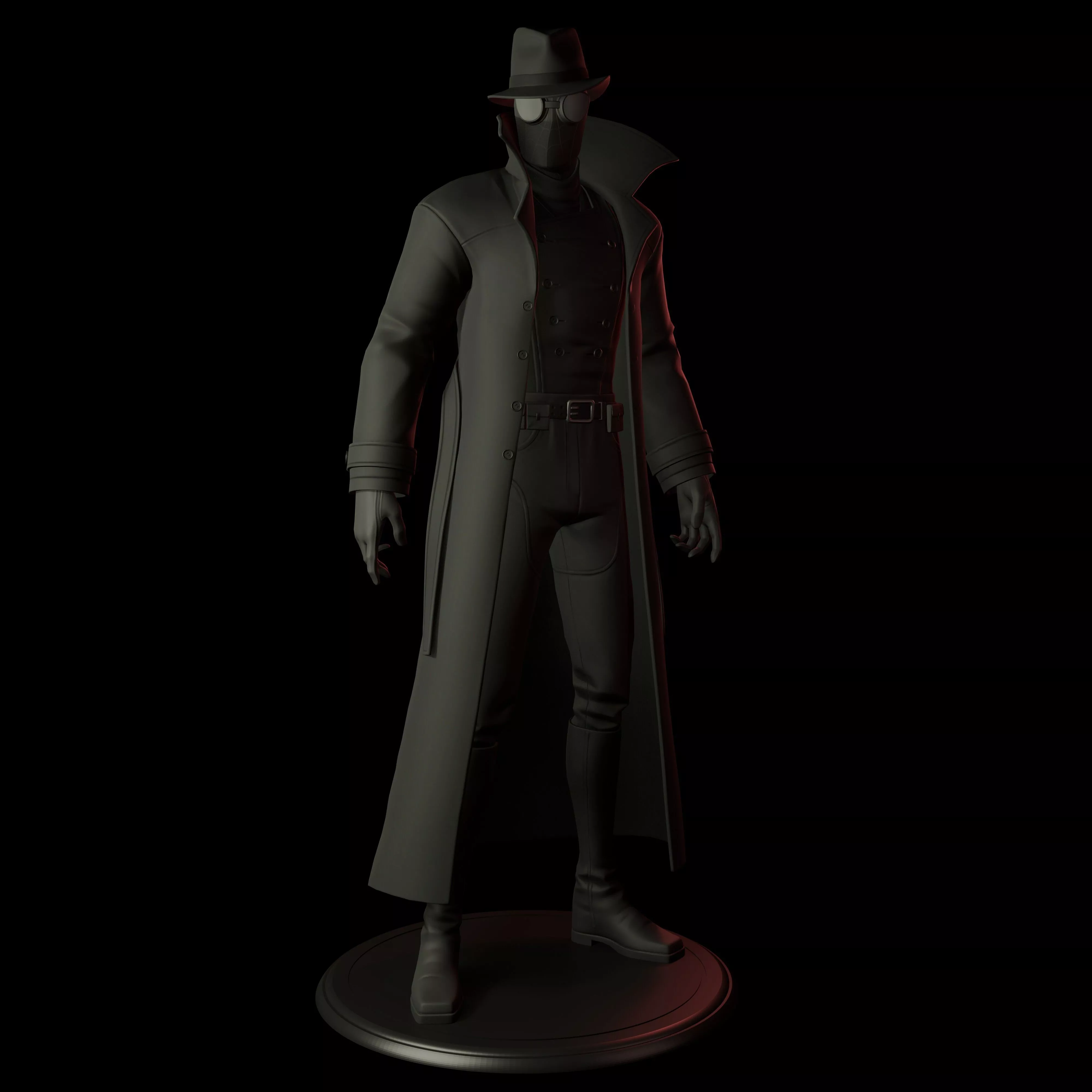 Spider Man Noir 3D print model