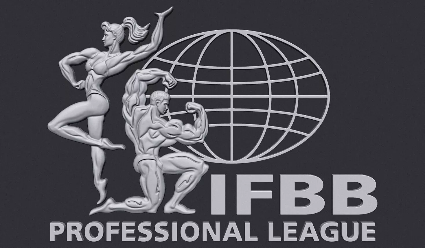 IFBB Professional League Logo 3D print model