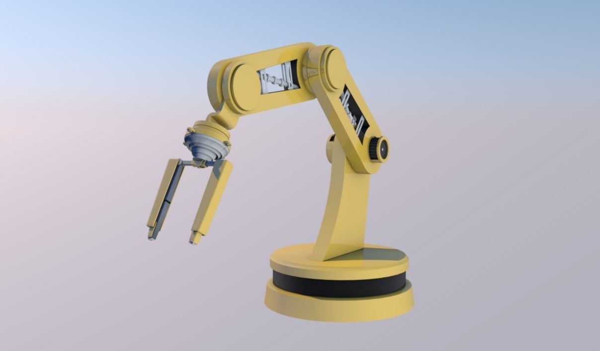 Robot Arm 3D model_1