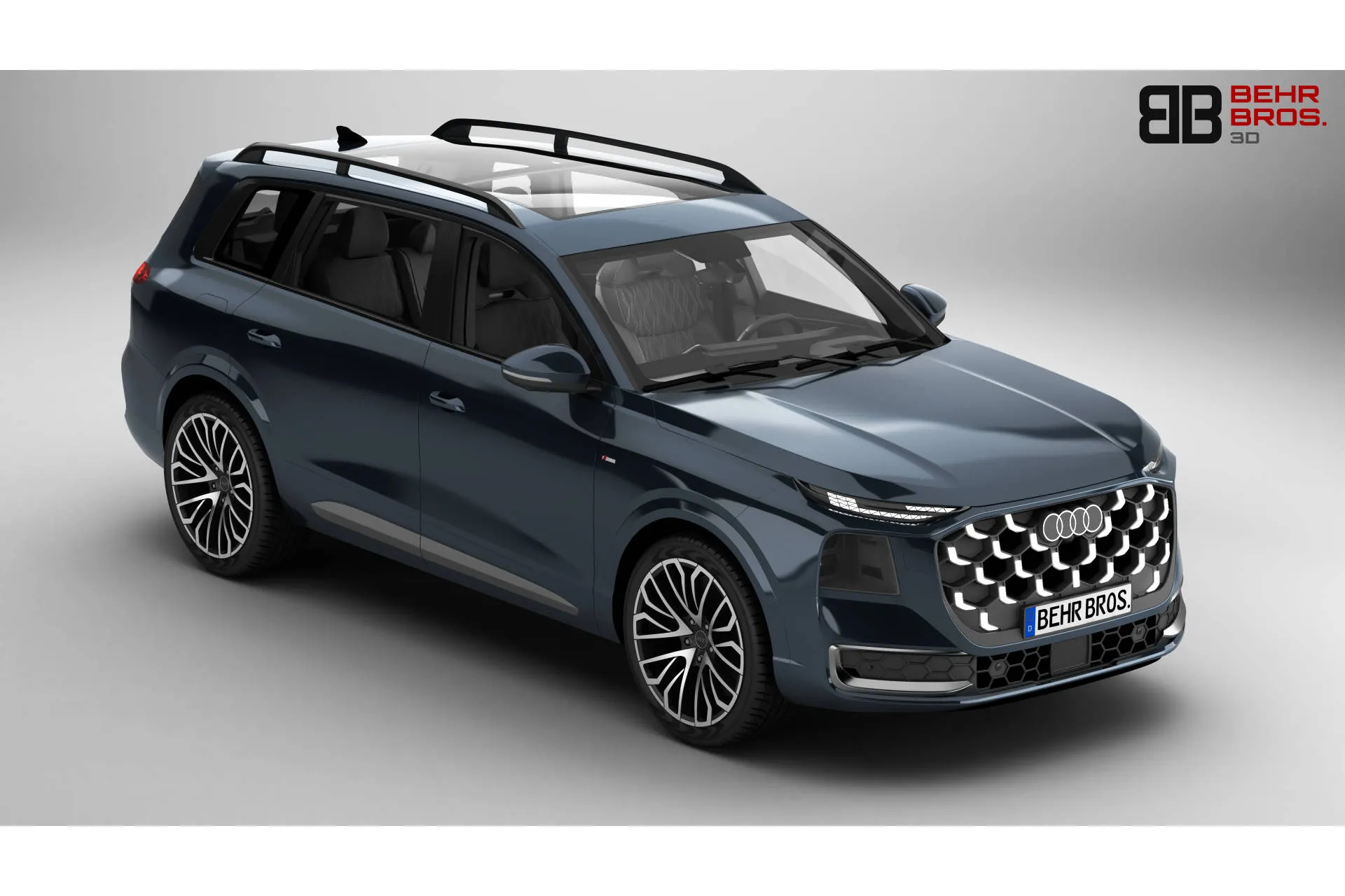 Audi Q9 2027 S-Line 3D model