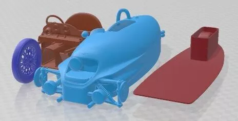 Morgan 3 Wheele Ev3 2018 Printable Car 3D print model