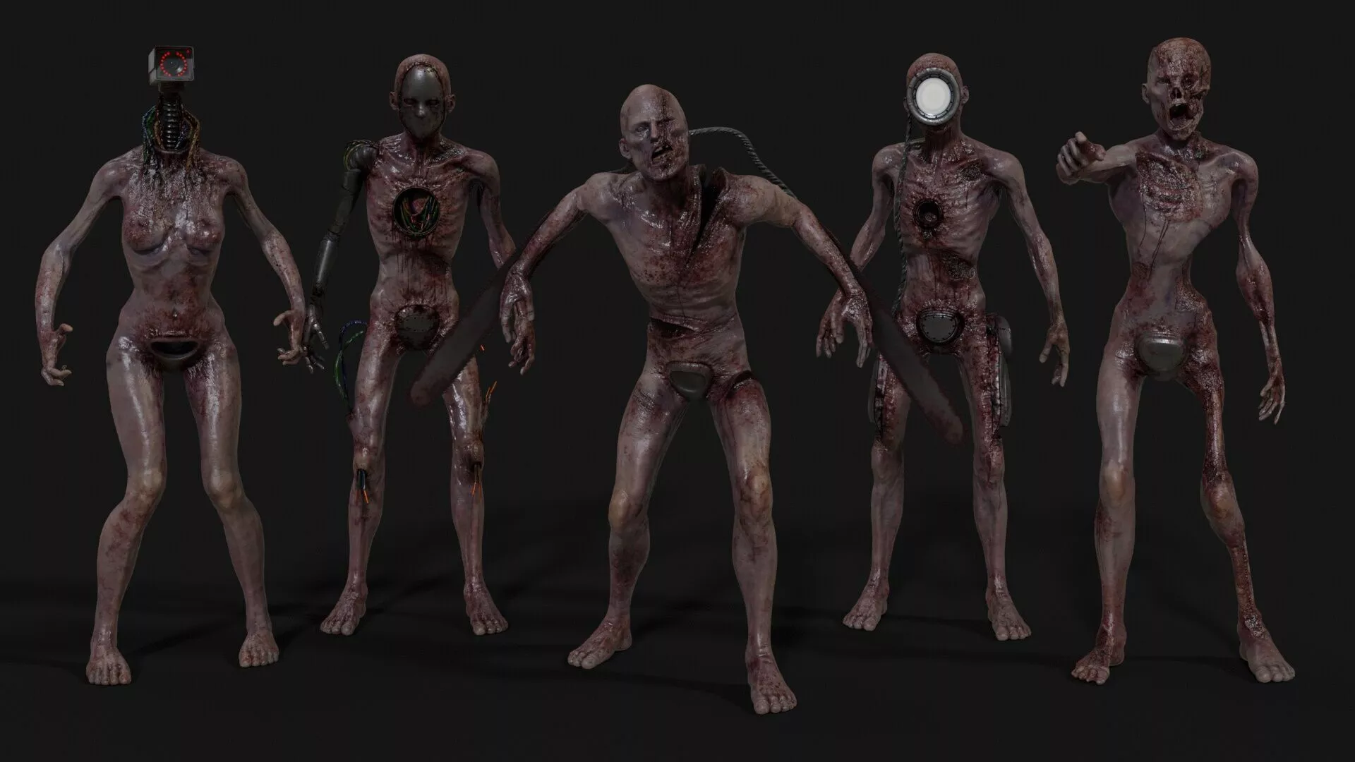 PACK - Hybrid Collection Low-poly 3D model