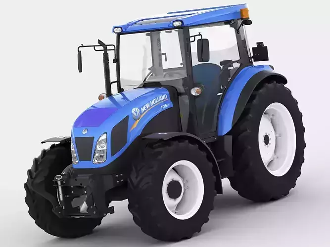 New Holland TD5 tractor 3D model
