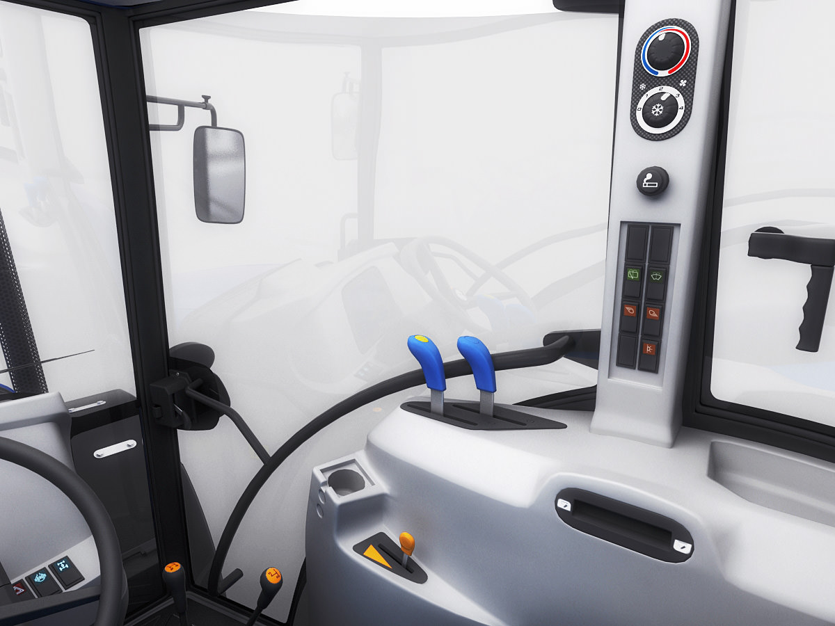 New Holland TD5 tractor 3D model_14