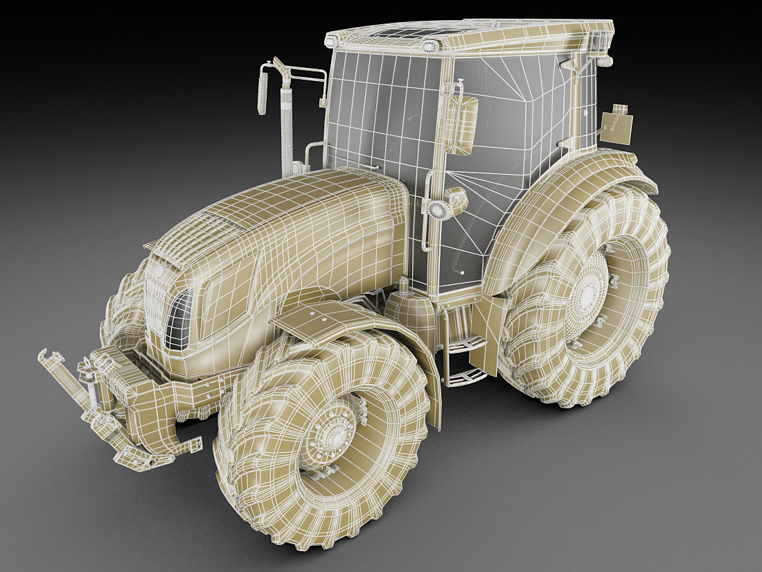 New Holland TD5 tractor 3D model_27