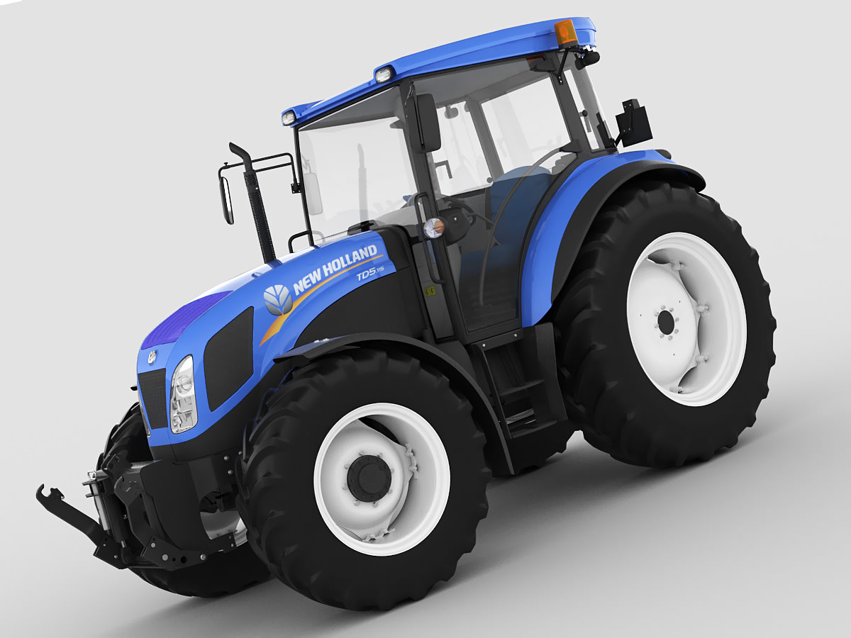 New Holland TD5 tractor 3D model_6