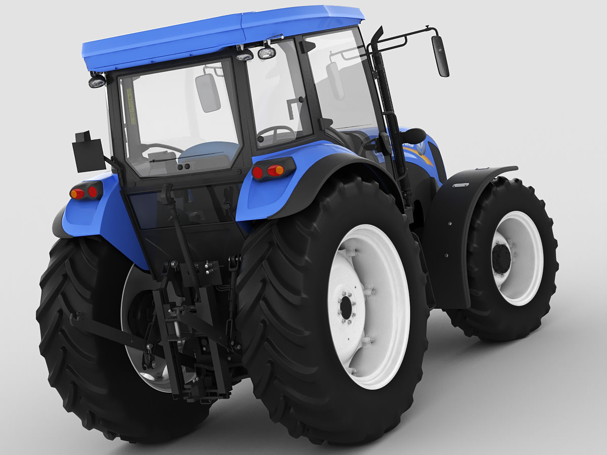 New Holland TD5 tractor 3D model_2