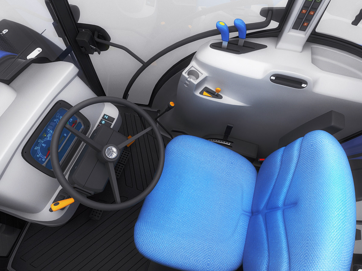 New Holland TD5 tractor 3D model_16