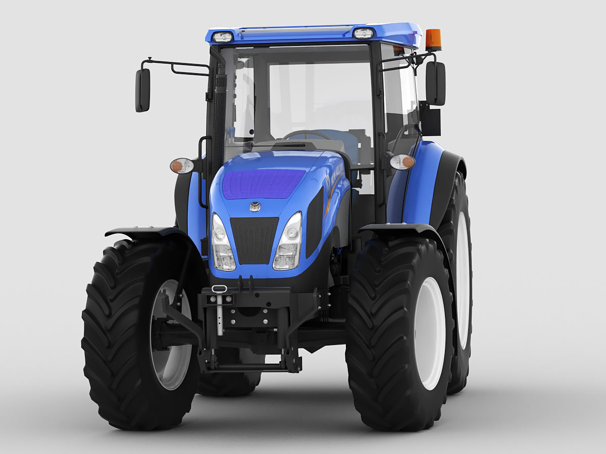 New Holland TD5 tractor 3D model_8